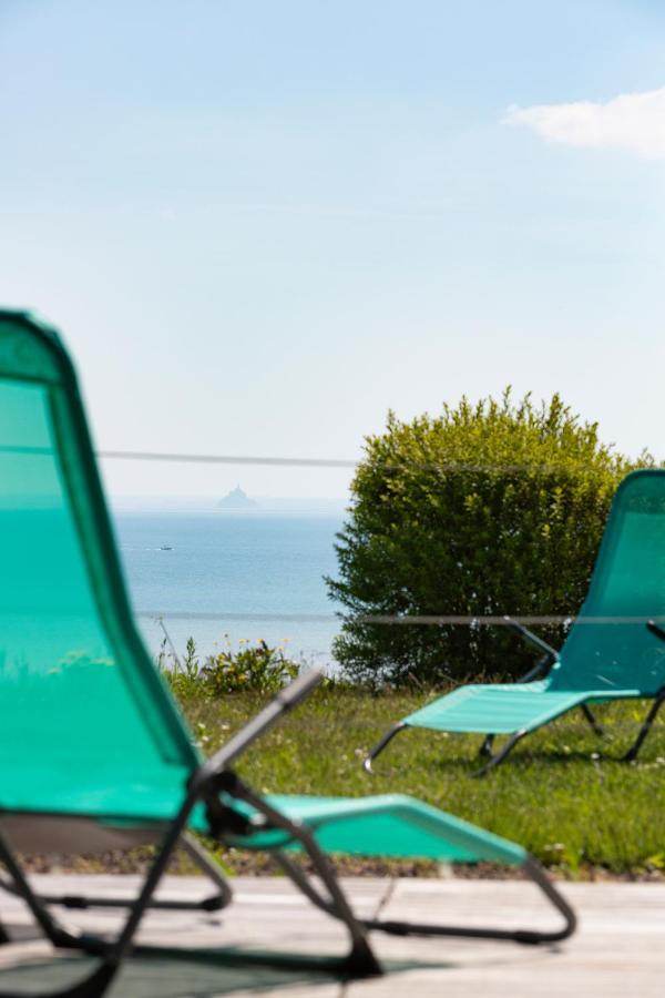 La Metairie-Du-Vauhariot - Vue Mer Et Mont Saint Michel - Piscine Chauffee - Acces Gr34 كُنْكال المظهر الخارجي الصورة